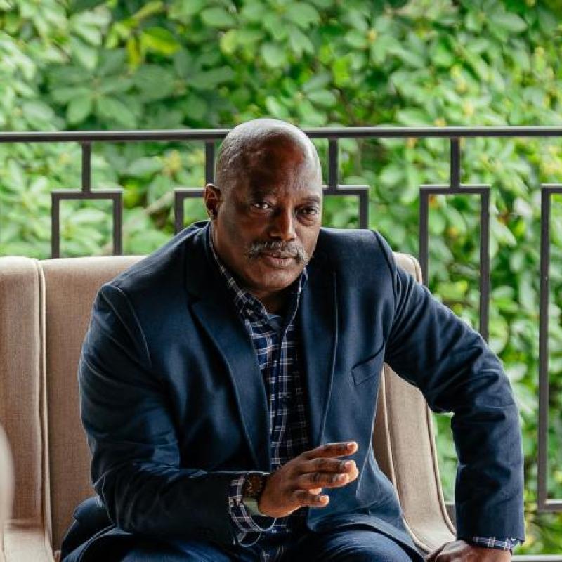 L’ancien Président Joseph Kabila lors d’une réunion à Goma, le 30 mai 2025 [photo d'illustration]