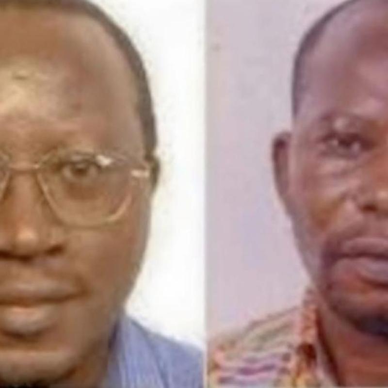 Les activistes de droits de l'homme et membres de la VSV, Floribert Chebeya et Fidel Bazana