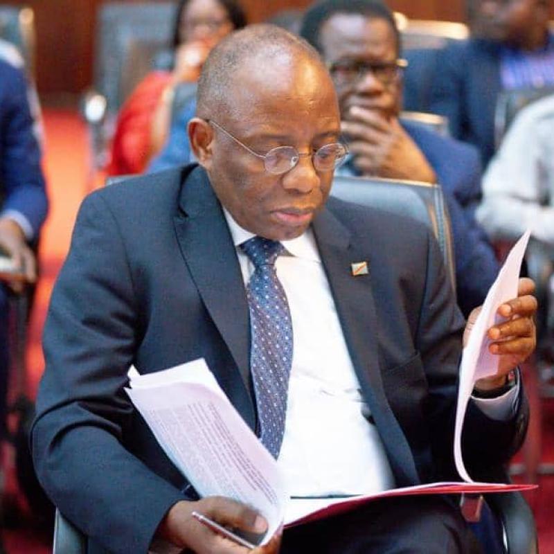 Guillaume Ngefa,  ministre de la Justice et Garde des Sceaux en RDC