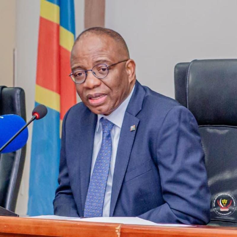 Le ministre d’État, ministre de la Justice et garde des Sceaux, Guillaume Ngefa [photo d'illustration]