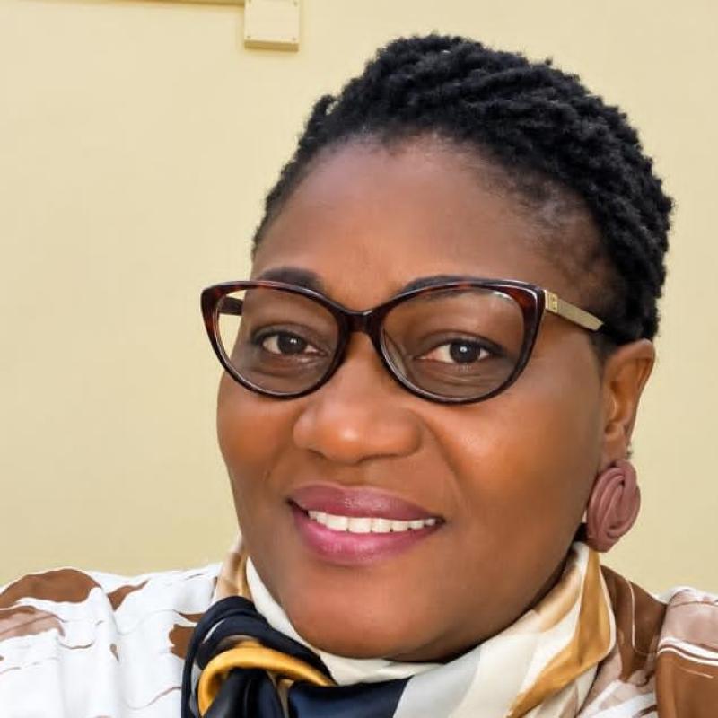 Phola Tedika Clarisse Secrétaire permanente provinciale du Corps des assistants sociaux, ville de Kinshasa