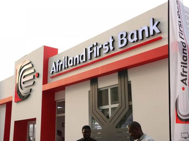 Le siège d'Afriland First Bank à Kinshasa
