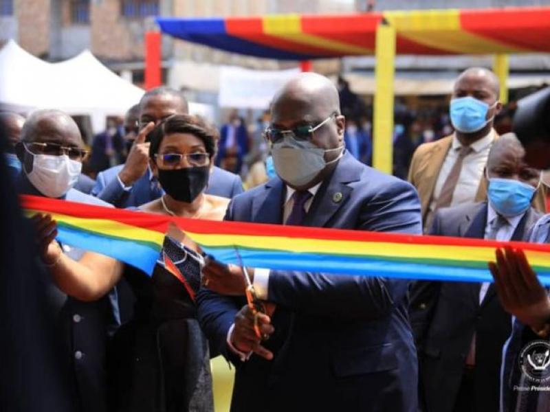Le chef de l'Etat inaugure les travaux du 9ème jeu de la francophonie, à Kinshasa