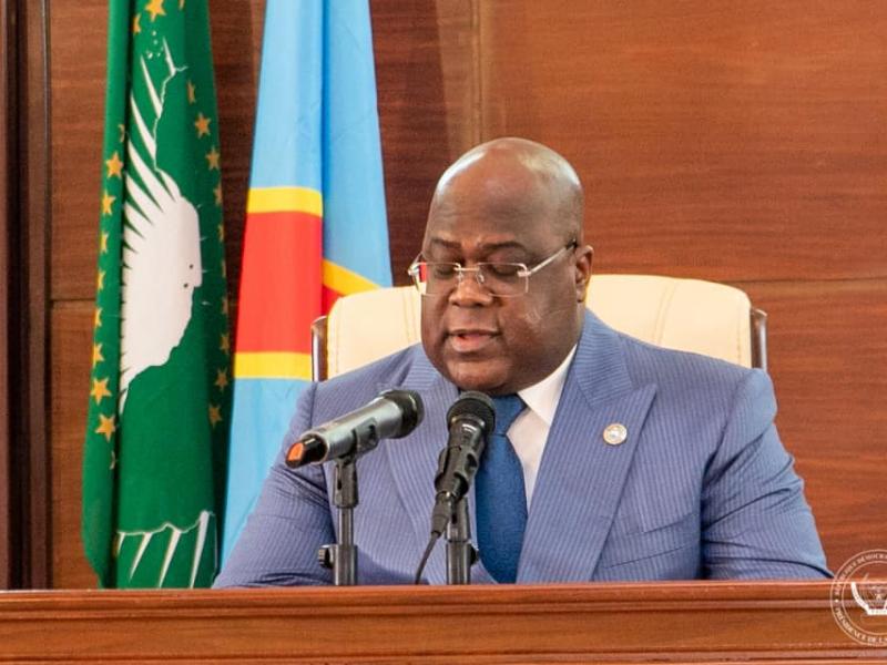 Félix Tshisekedi devant les ambassadeurs et Chefs diplomatique