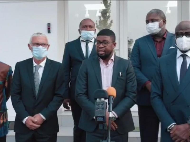 Football: la FECOFA présente le nouvel entraineur auprès du PM Sama Lukonde