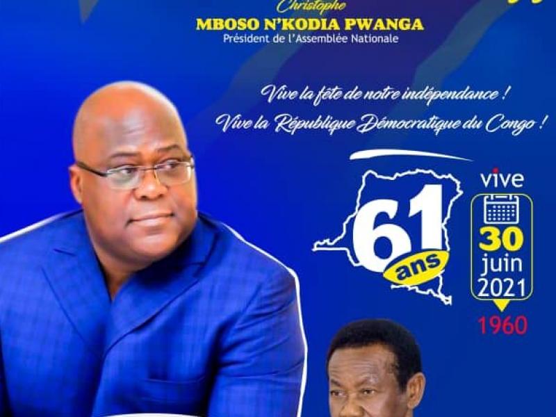 Félix Tshisekedi et Mboso 30 juin