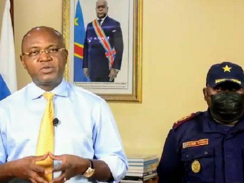 Gentiny Ngobila et Sylvano Kasongo.