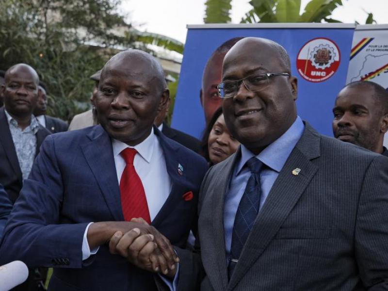Tshisekedi et Kamerhe Accord Nairobie