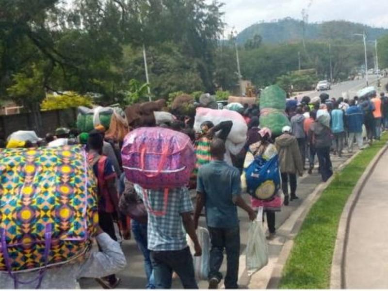 Retour progressif des habitants de la ville de Goma