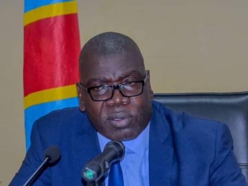 Le gouverneur du Kasaï, Dieudonné Pieme