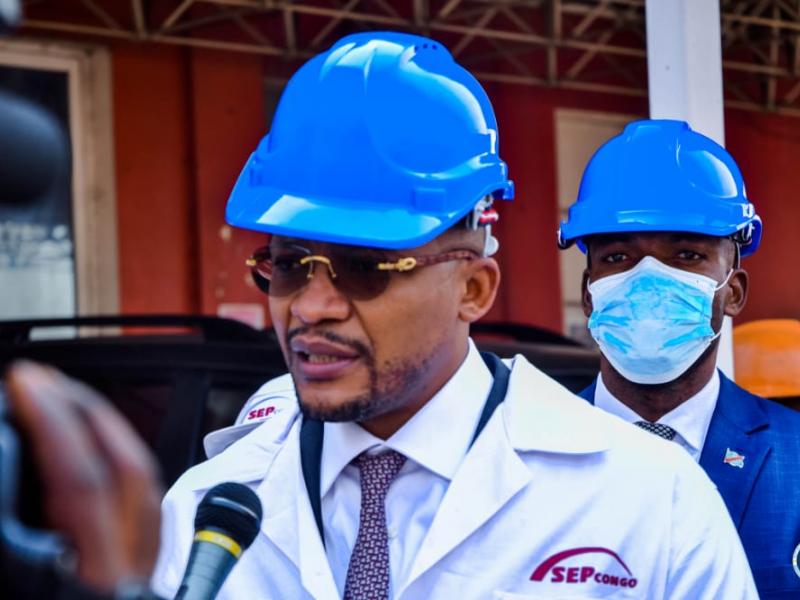 Le ministre des hydrocarbures, Didier Budimbu