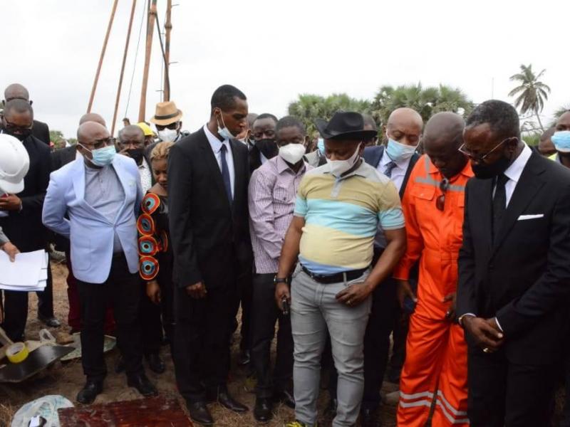 Chérubin Okende au port Moanda