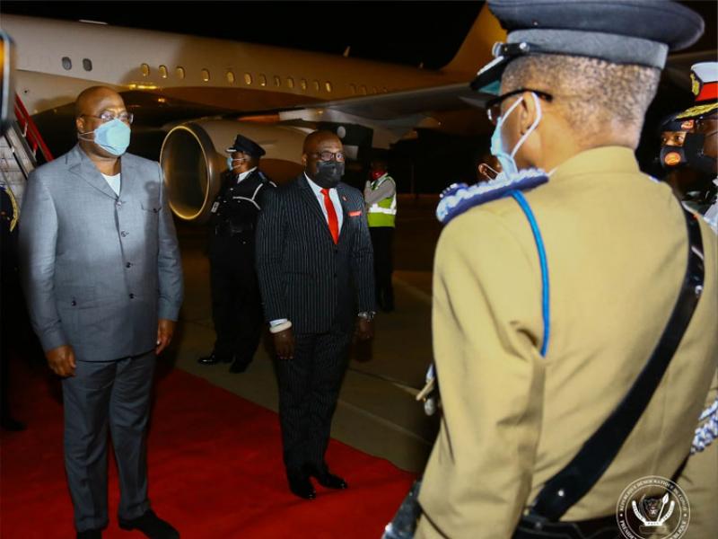 Félix Tshisekedi au Malawi cool