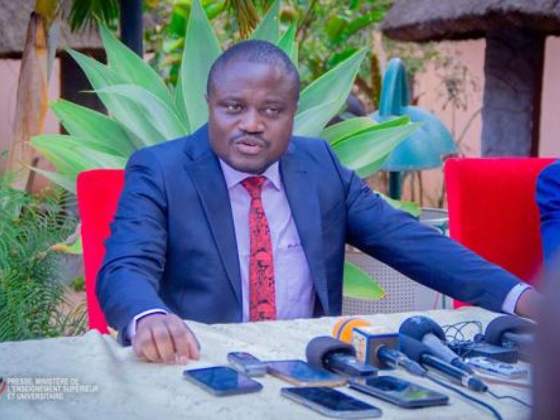 Le ministre de l’ESU Muhindo Nzangi à Lubumbashi