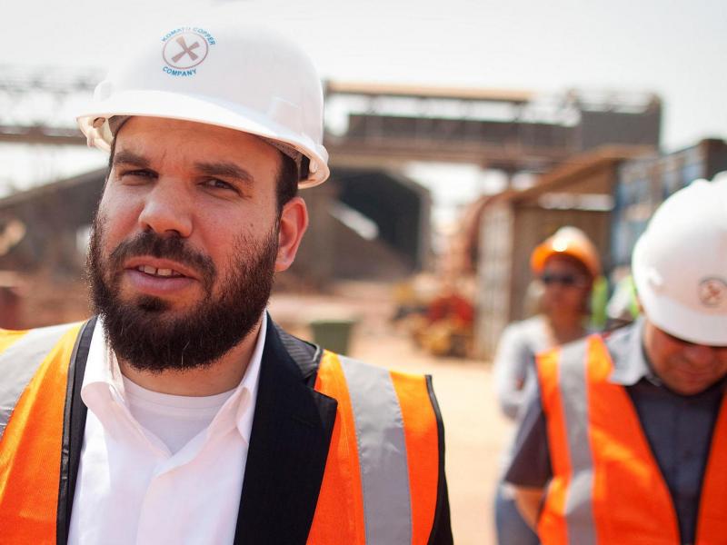 Dan Gertler, homme d'affaires israélien dans un site minier en RDC