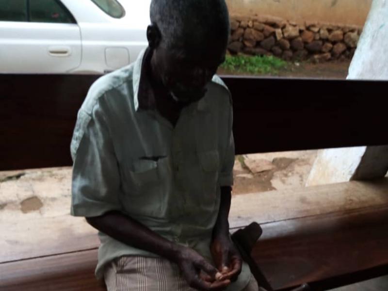 Ce vieux vivant avec handicap est décédé il y a 6 jours dans la prison de Béni Kangwai