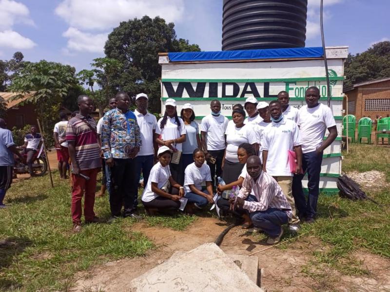 Les membres de la Fondation Widal section/ Haut-Uele