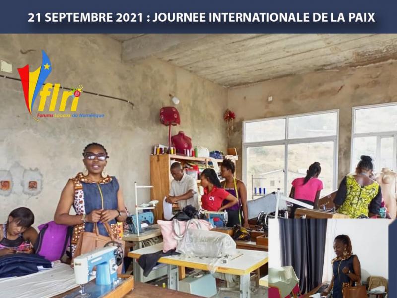 Madame Alida Nsadisi Nguizani en visite à la Fondation Lufuma