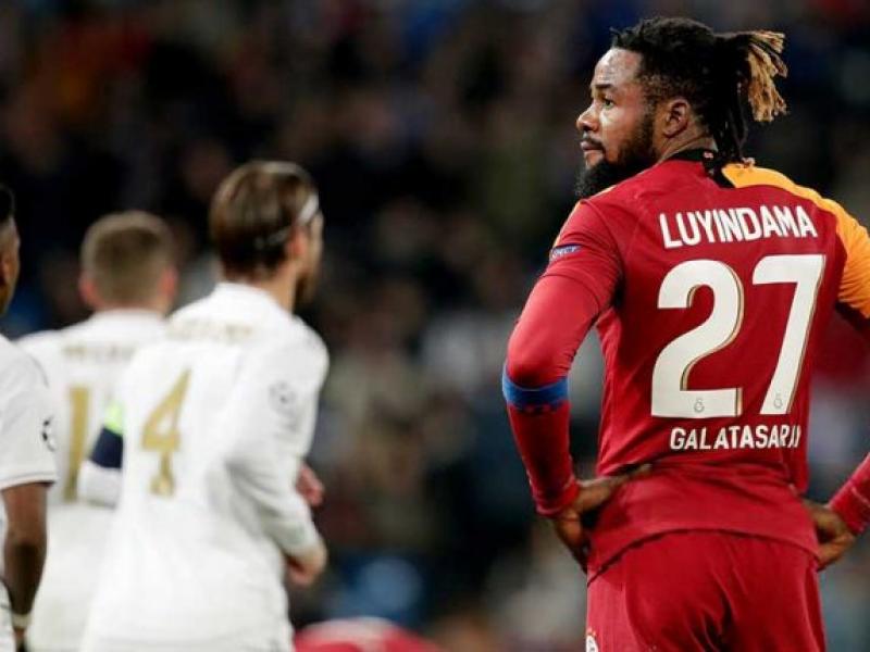 Christian Luyindama lors du match Galatasaray-Réal Madrid en Ligue des Champions de l'UEFA.