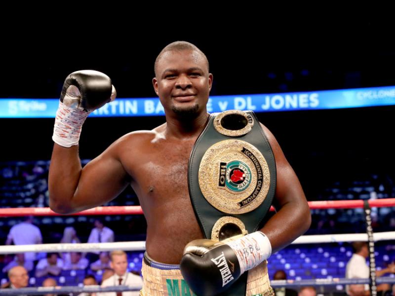 Le boxeur congolais,Martin Bakole.