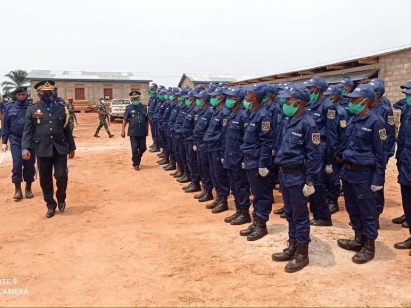 Clôture de la troisième session de formation de base sur la police de proximité à Tshikapa
