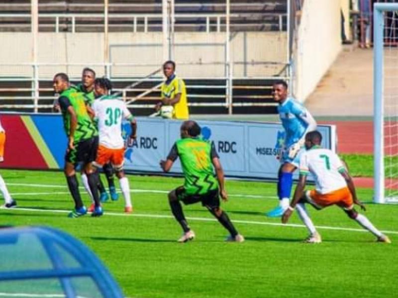 La rencontre FC Renaissance- l'AS Maniema Union, au stade des martyrs de Kinshasa.