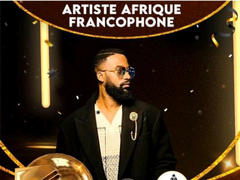 Fally Ipupa, sacré meilleur artiste d'Afrique francophone au canal 2'or.