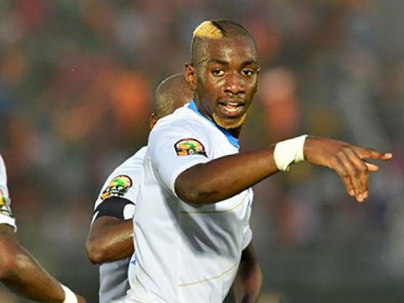 L'international congolais, Yannick Bolasie lors de la CAN Guinée Équatoriale 2015.