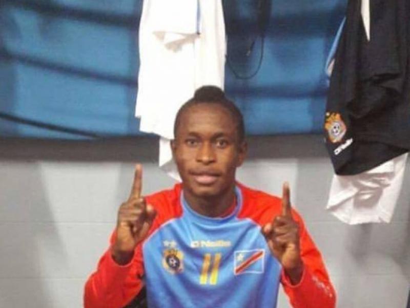 L'international congolais, André Bukia sous les couleurs de la RDC.