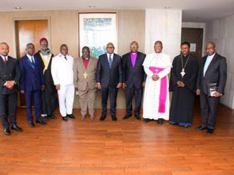 Les chefs des confessions religieuses à l'issu d'un entretien avec le premier ministre [ photo d'illustration] 