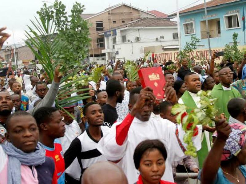 Marche initiée en 2016 par le comité laïc de Coordination en RDC contre le troisième mandat de Joseph Kabila [ Photo d'illustration] 