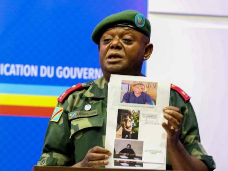 Le porte-parole des FARDC, Léon-Richard Kasonga