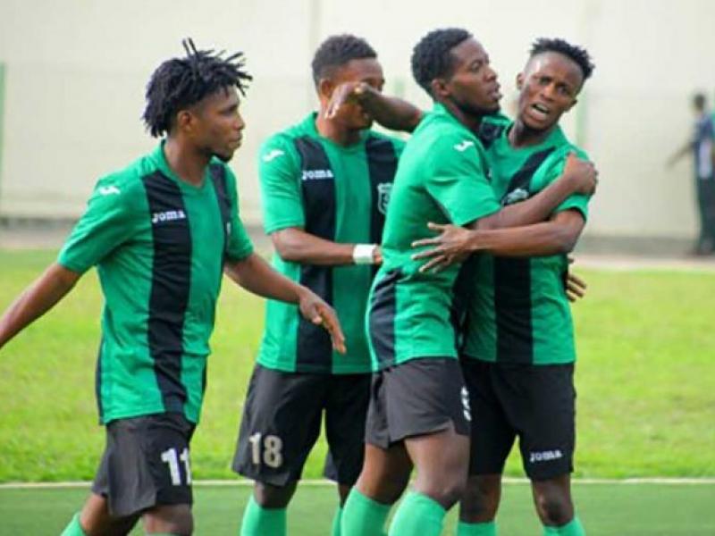 Les joueurs de l'AS Maniema Union en train de célébrer un but [Photo d'illustration].