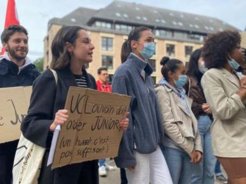 Manifestation en Belgique pour exiger la libération de Junior Masudi, étudiant congolais arrêté illégalement par la police [ photo d'illustration]