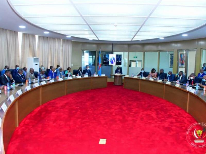 Les caucus des députés de l'Ituri et du Nord-Kivu reçus par le Premier ministre, Sama Lukonde