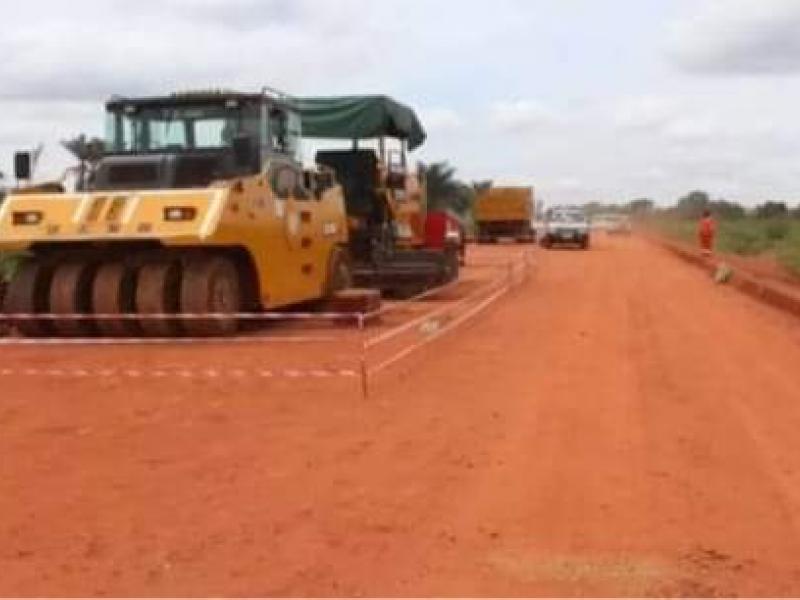 La route Kananga-Kalamba Mbuji