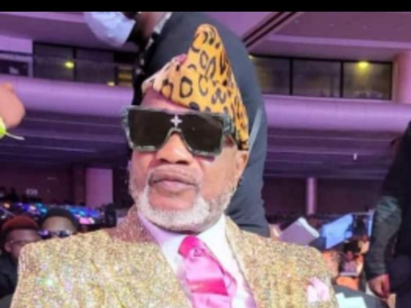 Koffi Olomide, lors de la cérémonie du prix AFRIMA, organisée à Lagos, au Nigeria.