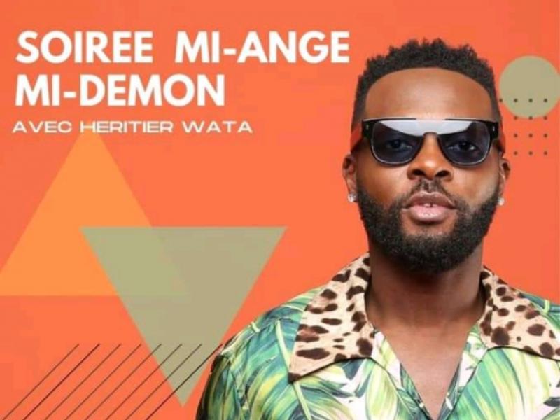L'affiche de la soirée "Mi-ange Mi-démon".