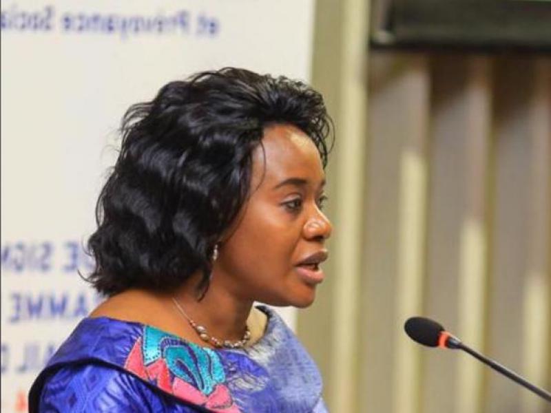 Claudine Ndusi N'kembe, ministre de l'Emploi, Travail et Prévoyance Sociale