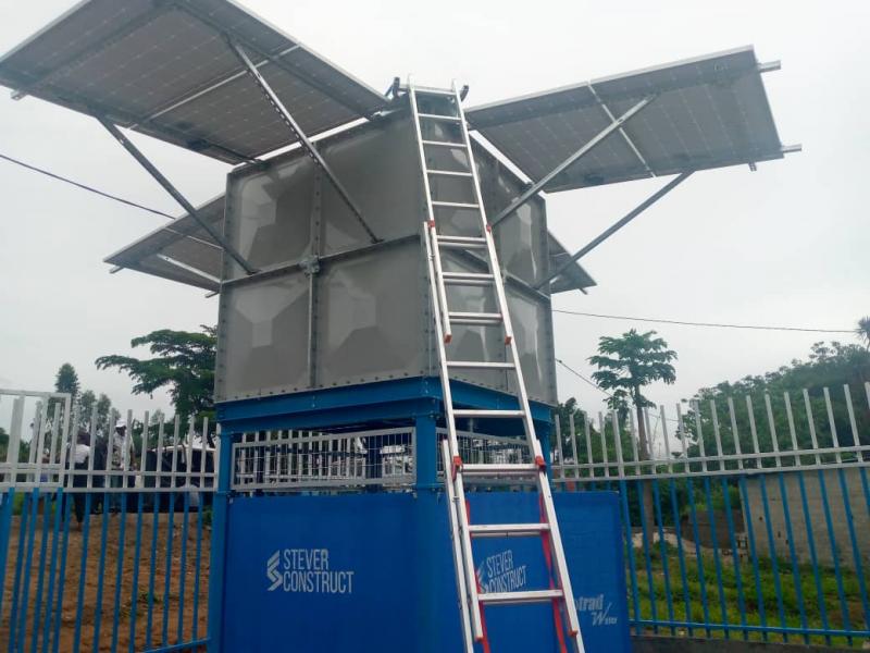 Une station d'eau potable inaugurée par le ministre d'État en charge du développement rural François Rubota, vendredi 24 novembre à Maluku