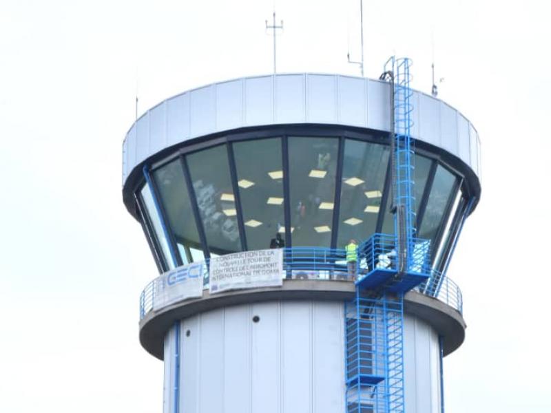 Nord-Kivu: Chérubin Okende inaugure la nouvelle tour de contrôle de l'aéroport international de Goma