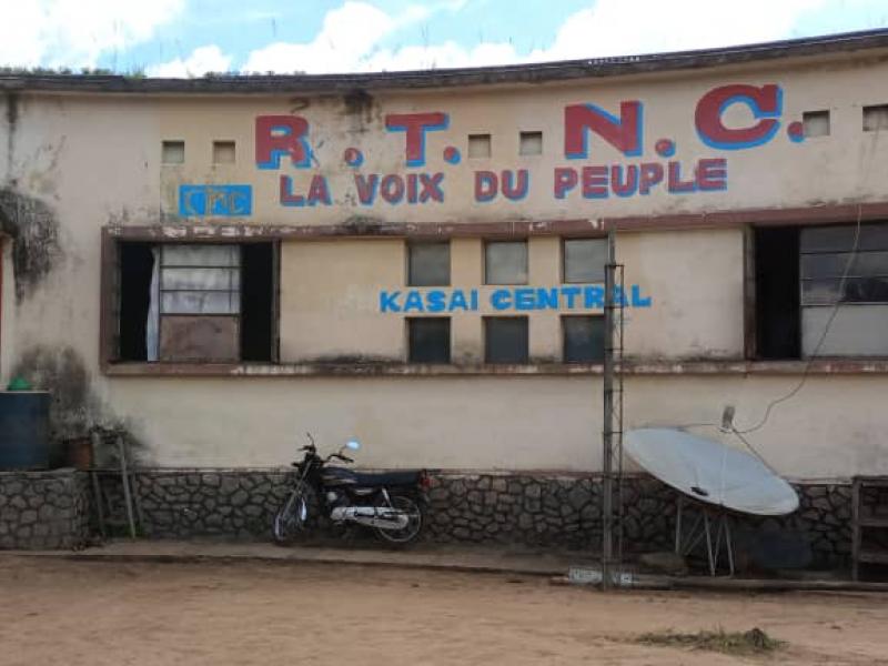 Le bâtiment de la station RTNC Kasaï-Central