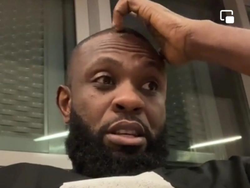 Le chanteur Fabregas dans une vidéo fate à Lyon.
