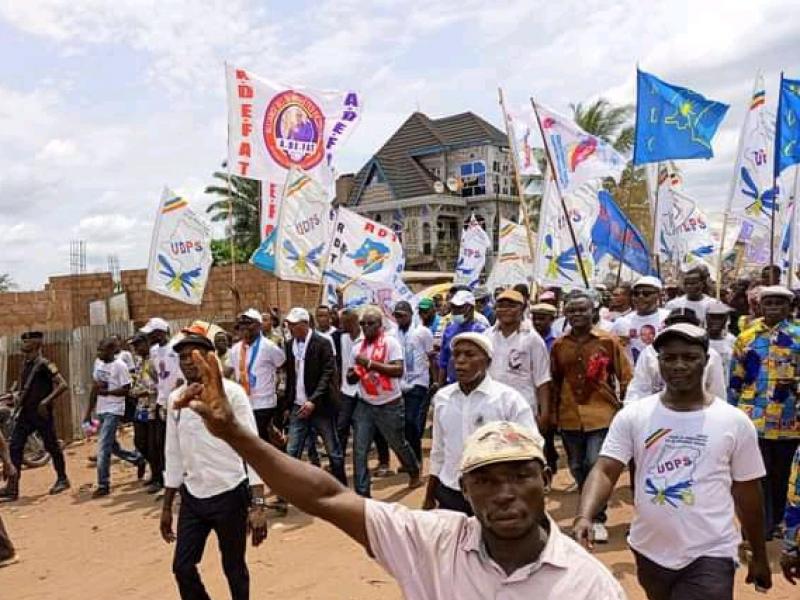 Marche organisée au Kasaï pour soutenir le Chef de l'État et aux nouveaux membres de la CENI