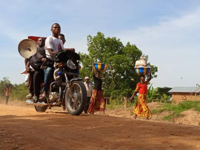 La route Kananga-Kalamba Mbuji