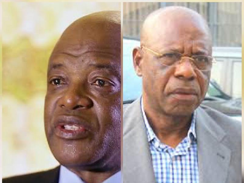 Adolphe Lumanu et Evariste Boshab, deux proches de l'Ex- président Joseph Kabila