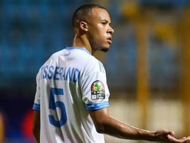 Marcel Tisserand sous les couleurs de l'équipe nationale de la RDC.