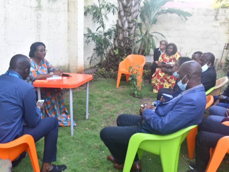 La ministre Antoinette Kipulu échange avec les différents responsables du secteur de la Formation professionnelle et Metiers
