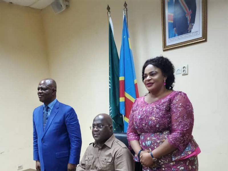 Evariste Boshab et Félix Tshisekedi