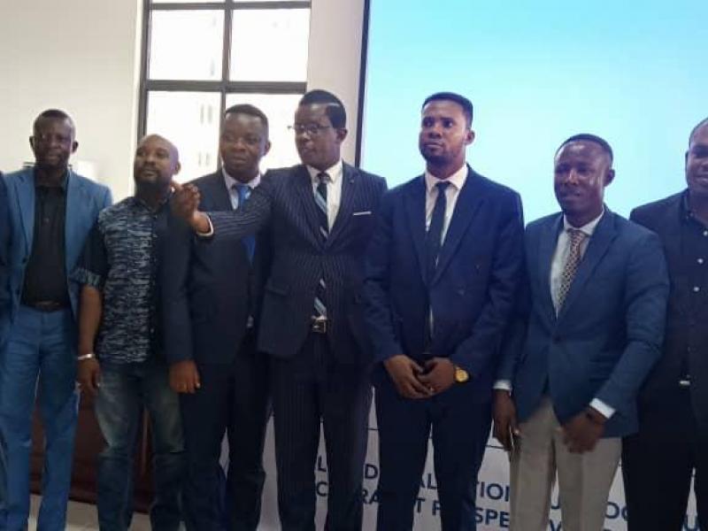 Les membres des organisations des jeunes présents aux travaux de l'atelier sur l'évolution du processus électoral en RDC